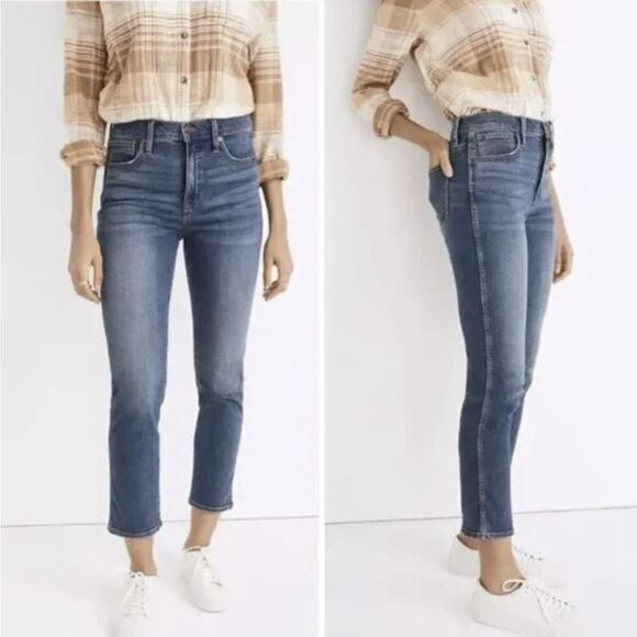 NEW Madewell Stovepipe Jeans in Dearham‎ Wash, 28, NC348 - Picture 2 of 14